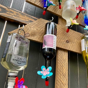 NectarGUARD Kits turn your own Recycled bottles into the best Hummingbird Feeders!