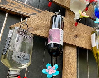 NectarGUARD Kits turn your own Recycled bottles into the best Hummingbird Feeders!