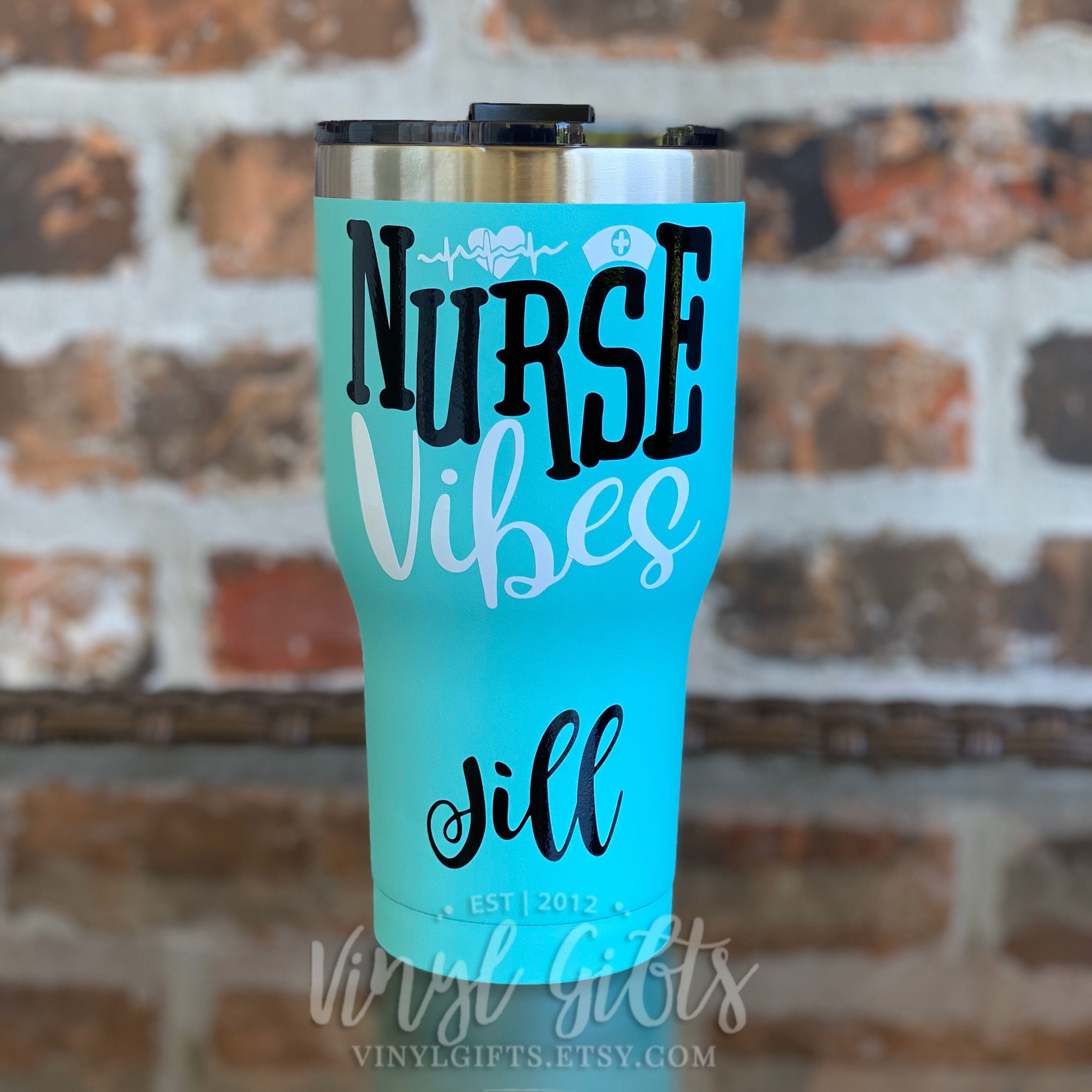 Nurse Gift Nurse 30 Ounce RTIC Tumbler Nurse Appreciation Etsy