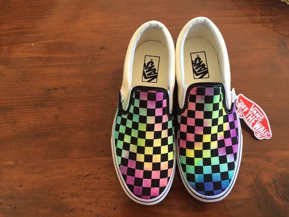 coloring checkered vans
