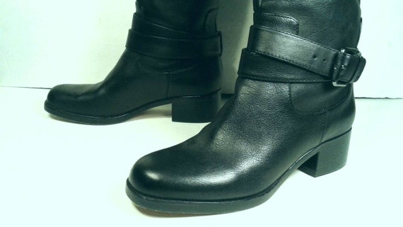 via spiga black leather boots