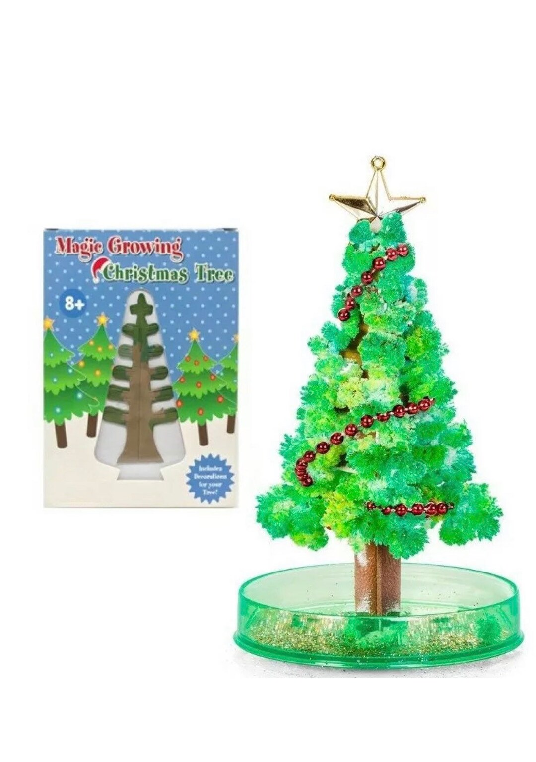 Magic Growing Christmas Tree Crystal Growing Festive Science Toy