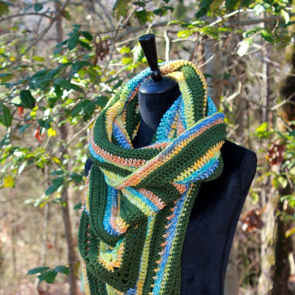 Oleander Hooded Scarf