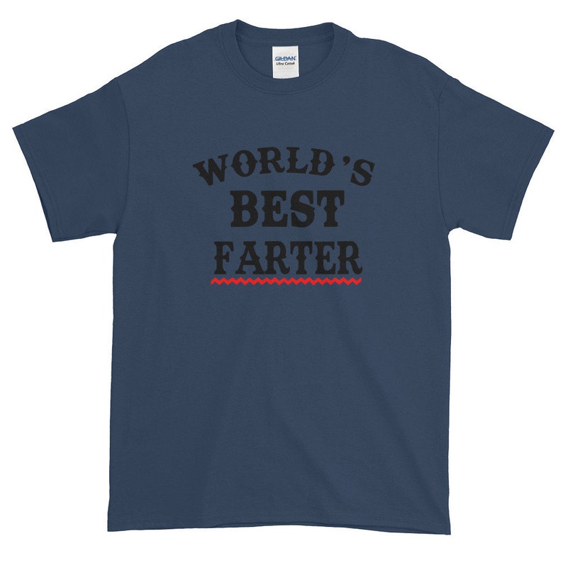 Father's Day World's Best Farter Funny Autocorrect Spell Check Short-Sleeve T-Shirt image 3