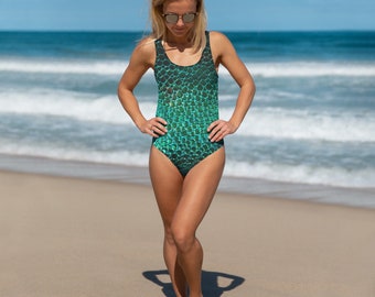 Mermaid Fish scales One-Piece Swimsuit