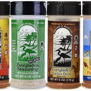 Everglades 4 oz 1/3 Less Salt-No MSG Shaker
