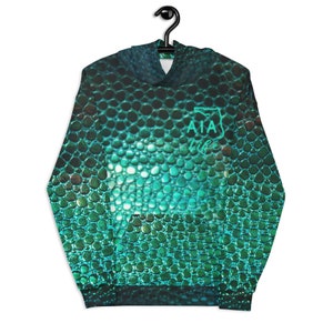 Mermaid Fish Scales A1a Life Sublimated Hoodie
