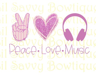 Download Peace Love Tik Tok Svg Etsy