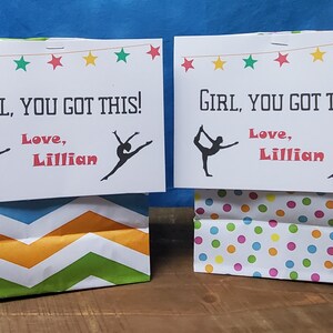 Gymnastics Card, Gymnast Card, Motivational Card, Gymnastics Printable ...