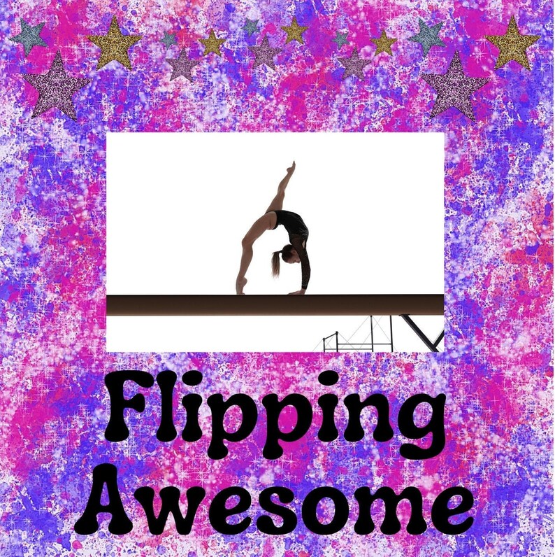 Gymnastics Png, Gymnastics Digital Frame, Gymnastics Photo Frame ...