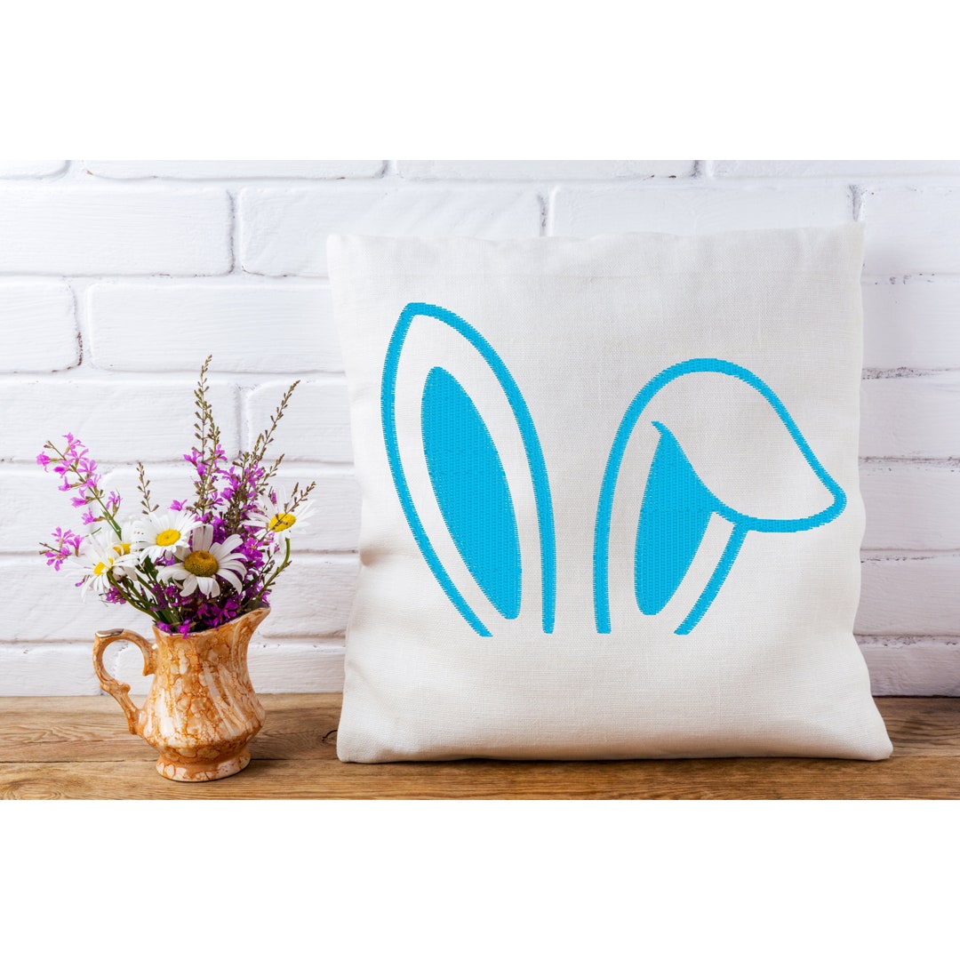 Easter Bunny Ears Embroidery File, Embroidery Files, Embroidery Files