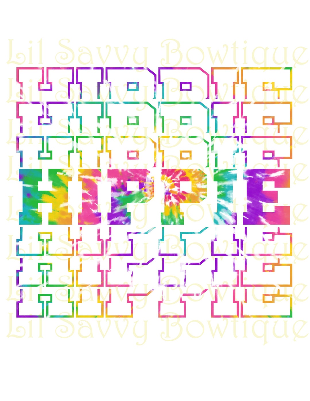 Tie Dye Hippie Digital Design, Sublimation Design, Hippie Svg / Hippie ...