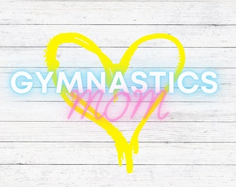 Conception PNG pour maman qui fait de la gymnastique : fichier de sublimation (téléchargement numérique)