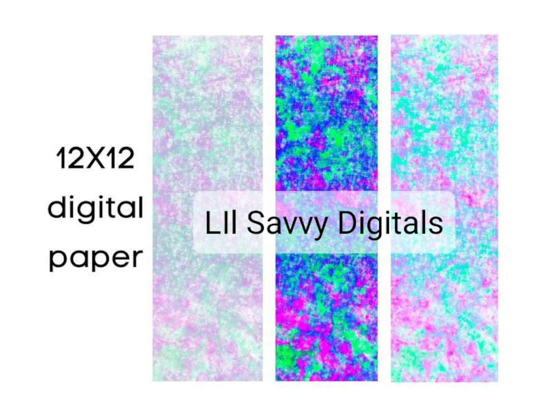 Colorful Sparkle Digital Paper: 12x12 Scrapbook Backgrounds (digital ...