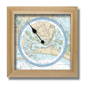 Time Clock featuring a nautical chart. image 3