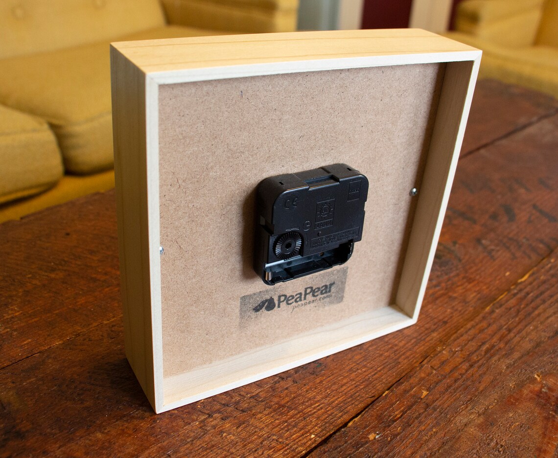 Boston Harbor Tide Clock, Nautical Chart, Hang or Stand, Wood Frame