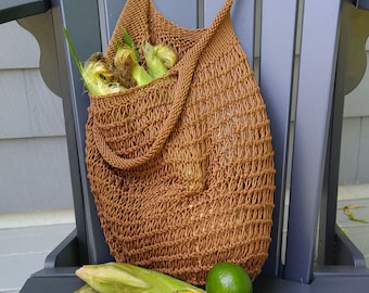 summer carry-all sack with shoulder straps