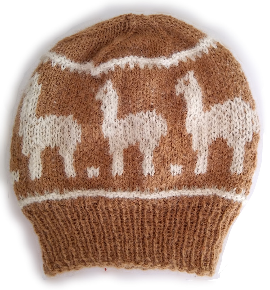 Knit alpaca hat pattern colorwork alpaca beanie knit pattern Etsy