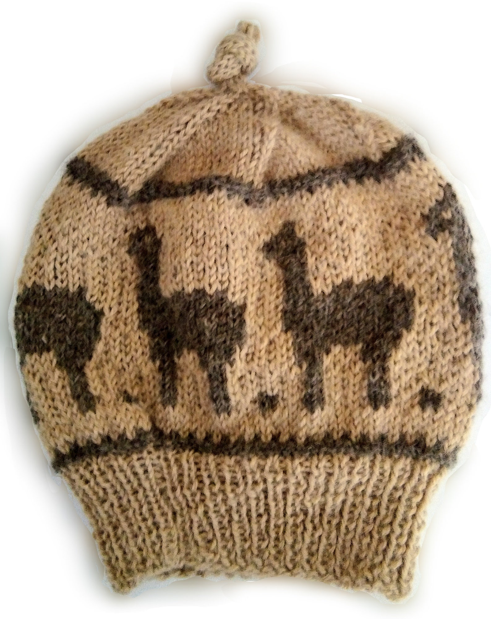 Knit alpaca hat pattern colorwork alpaca beanie knit pattern Etsy
