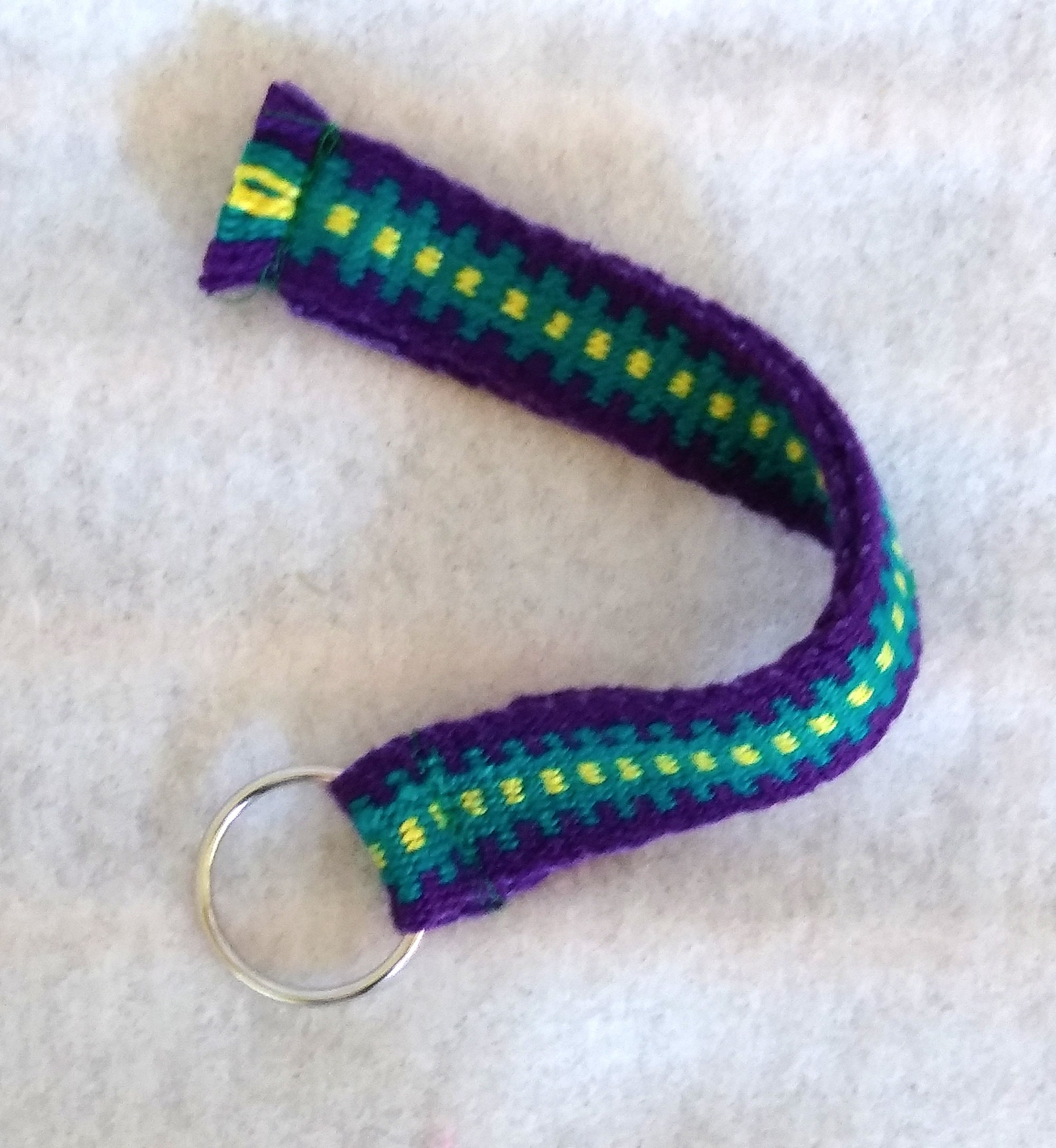 woven wrist lanyard,