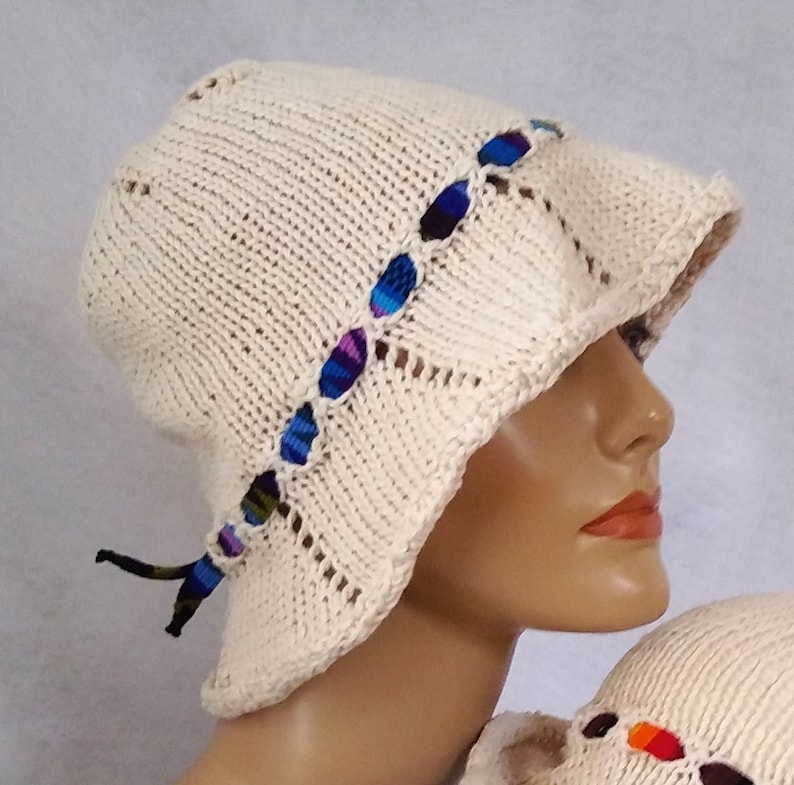 Knitting pattern bucket hat knit sun hat pattern knit your Etsy