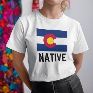 Colorado Native T-shirt - Unisex Soft-style Tee - Denver Colorado Pride Funny Gift Christmas Birthday T-shirt - Men, Women