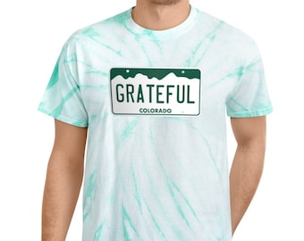 Grateful Colorado Tie-Dye Tee - Grateful Dead, Dead and Company, Funny Lot Tee, Las Vegas Sphere, Bobby Weir