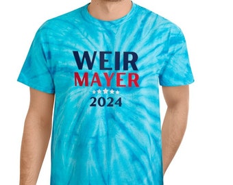 Weir Mayer 2024 Tie-Dye Tee - Grateful Dead, Dead and Company, Funny Lot Tee, Las Vegas Sphere, Bobby Weir, John Mayer