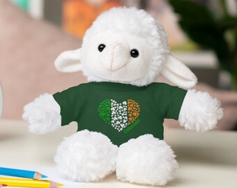 Shamrock Heart Colorado - Stuffed Animal Stuffies - New Baby Gift, Kids St Patrick's Day, Birthday - Bear Panda Lion Sheep Bunny