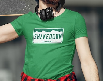 Shakedown Street Colorado - Unisex Softstyle T-Shirt - Grateful Dead lot shirt merch - Boulder Dead Denver gift for music lover, hippie