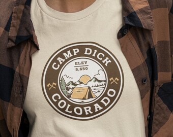 Camp Dick Colorado T-Shirt – Recycled Organic Unisex Tee