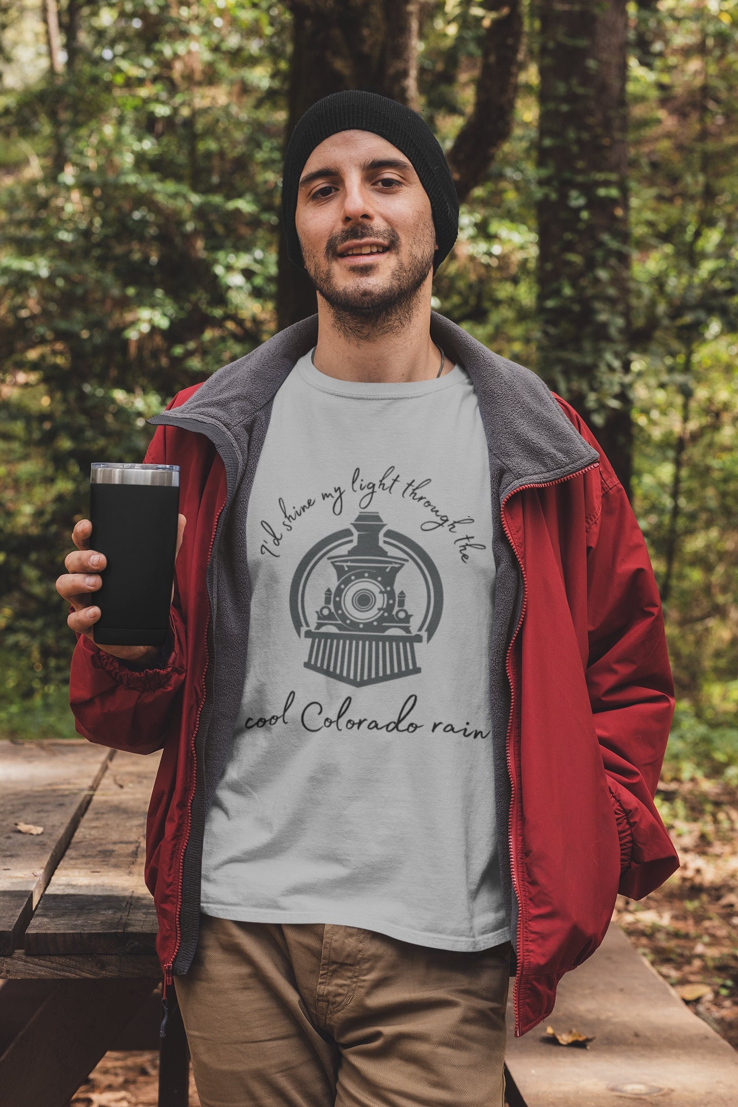 Grateful Dead - Unisex Softstyle T-Shirt - I Know You Rider Colorado train music lyrics band tee