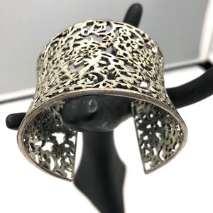 Lia Sophia Silver Plated Filigree Cuff Bracelet