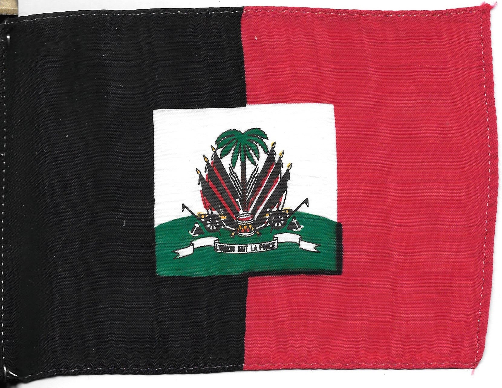 Bandera de Haití 4 x 6 montado Antigua bandera Etsy