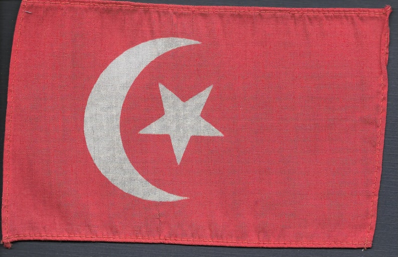 Flagottoman Empire, National Flag and Ensign 1844 to 1922 4 X 6 Silk