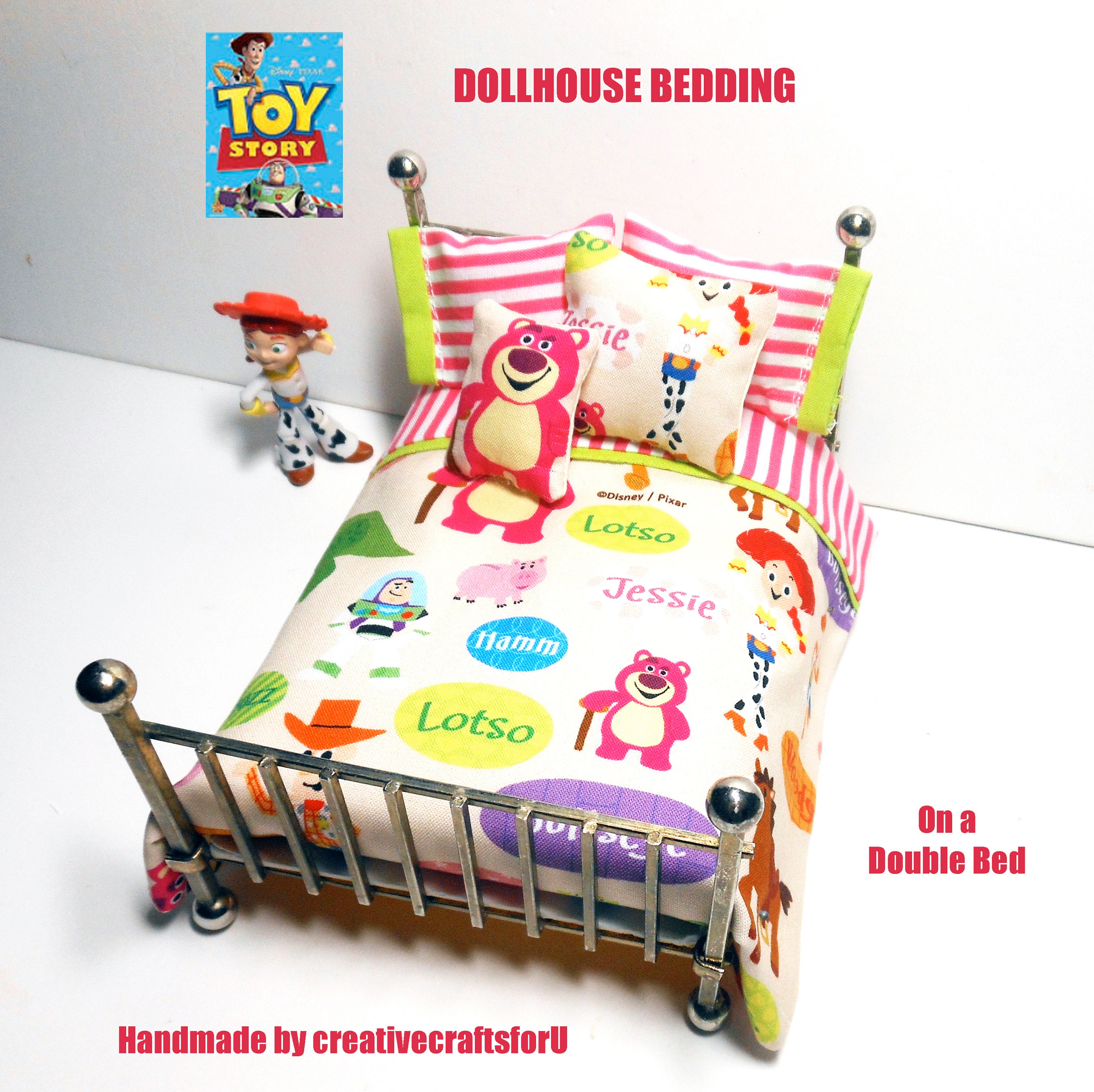 pink toy story bedding