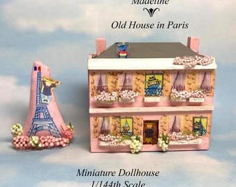MADELINE’S OLD HOUSE IN PARIS DOLL HOUSE Madeline Old House In Paris Dollhouse for 8