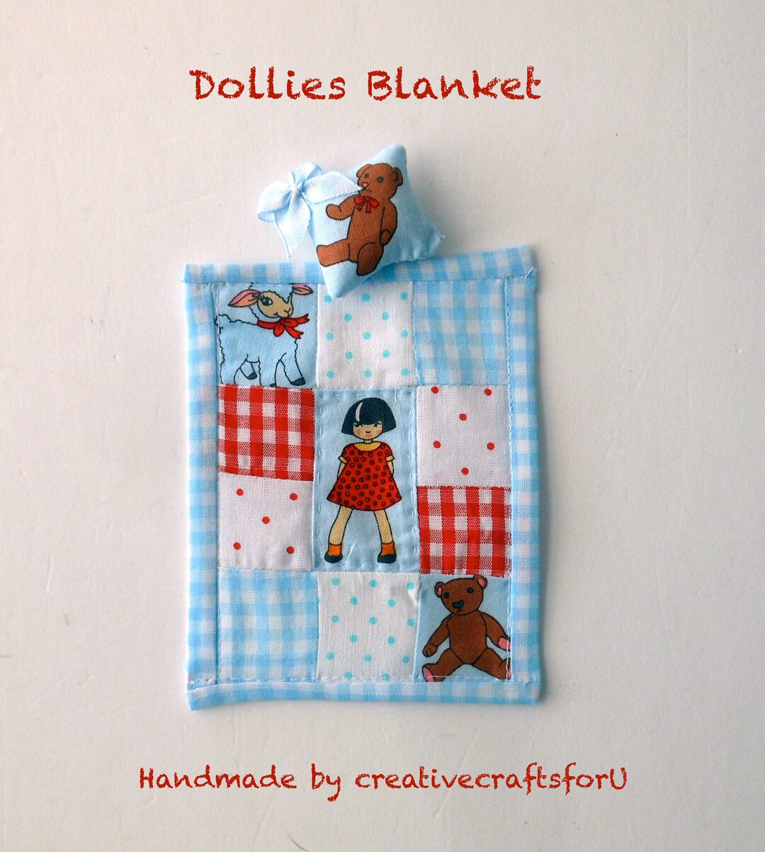 Dollhouse Quilt Baby Quilt & Pillow Set Patchwork Quilt Etsy