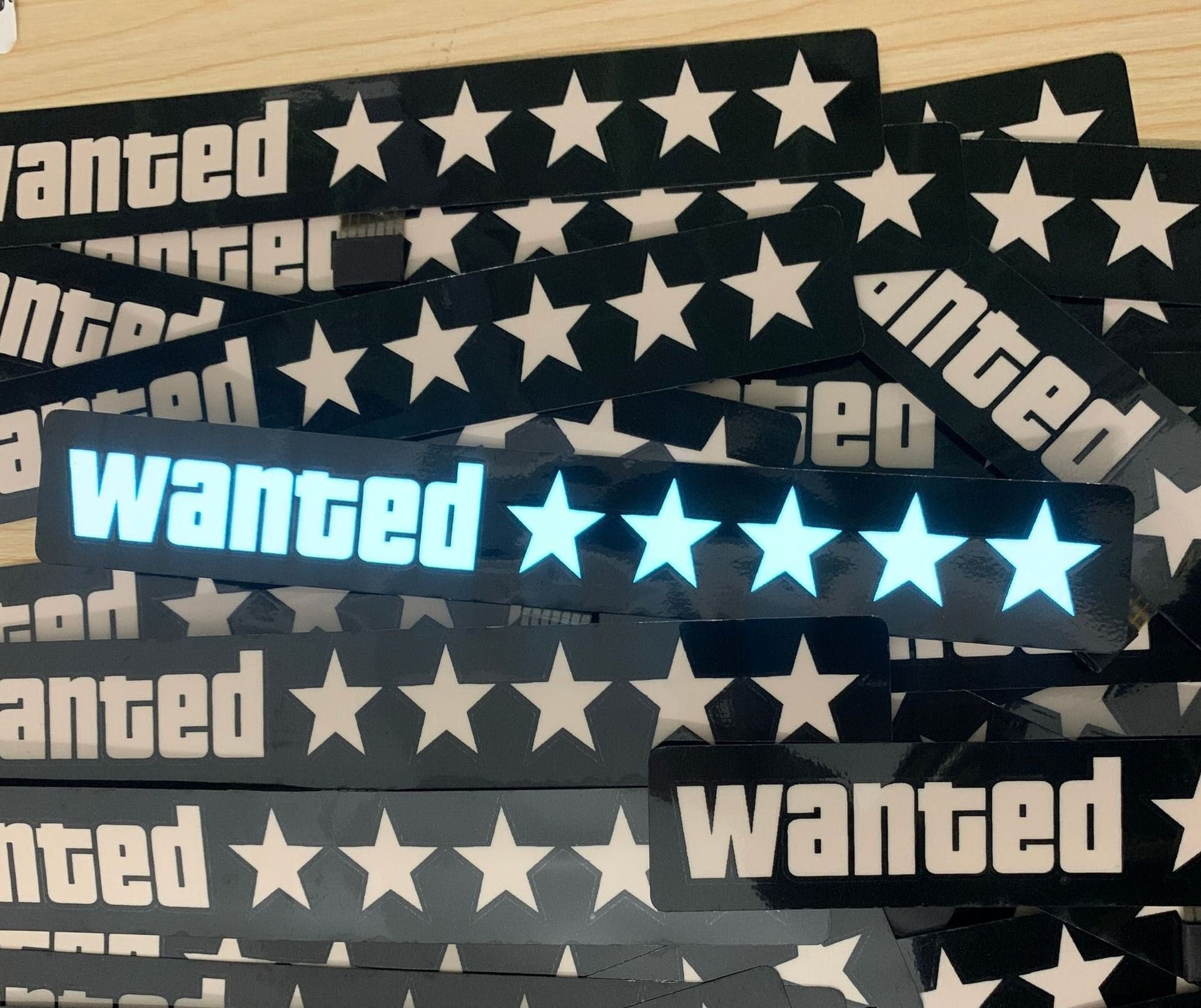 Wanted LED Panel Sticker - Revoke