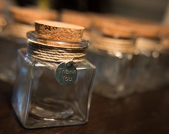 Thank You Sand Jar Wedding Favor