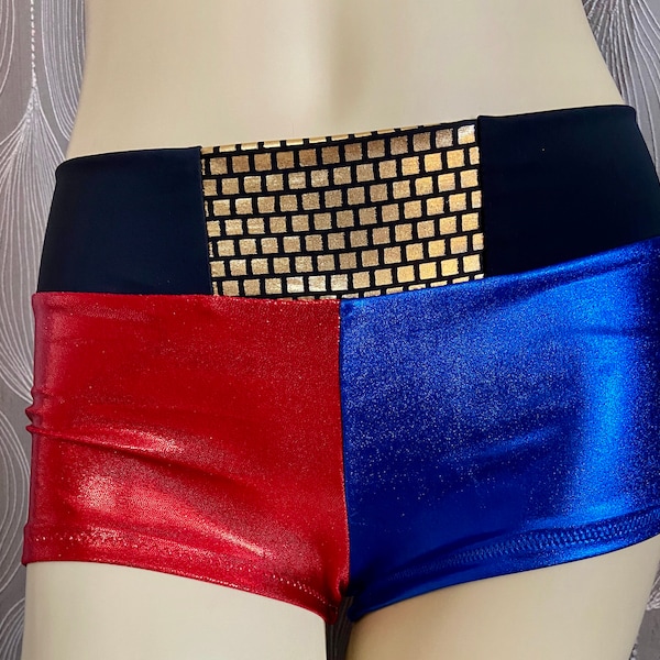 Harley Quin Shorts Etsy