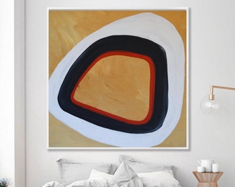 CUSTOM ORDER for Arun Reddy Large 60"x60" Canvas Painting Abstract Minimalist Modern Original Contemporary Commission Art
