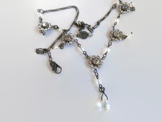 Clear Austrian Crystal Necklace by American Jewel… - image 2