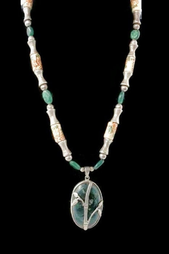 striking blue stone sterling Gem