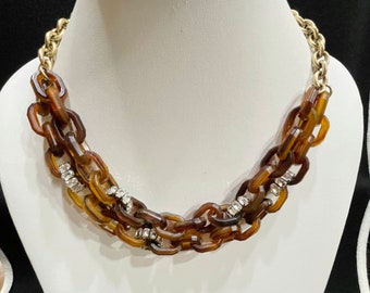 J Crew Crystal Necklace - Etsy