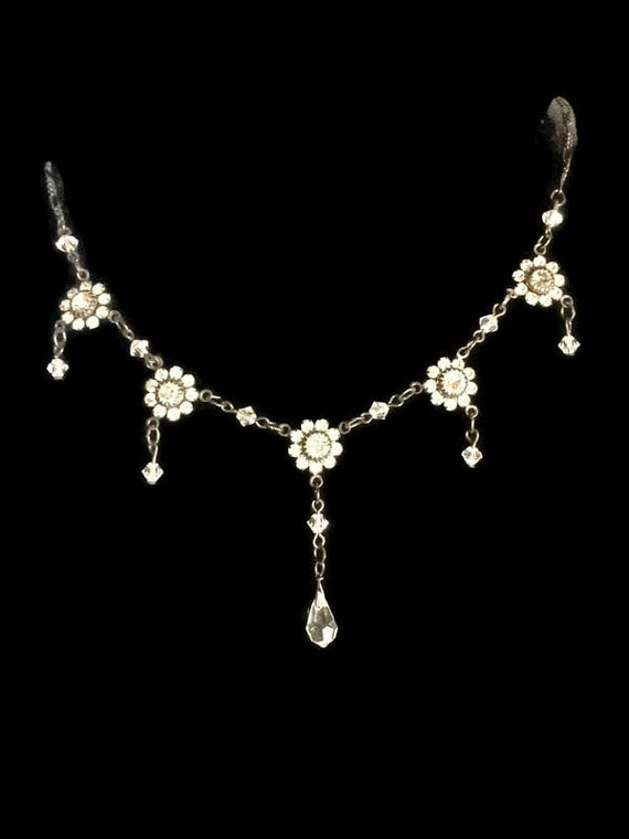 Clear Austrian Crystal Necklace by American Jewel… - image 5