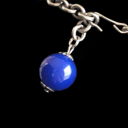 Juliana Cobalt Blue & Silvertone Large Bib Egyptian Revival Style Necklace, Book shops Pc, Bold and Beautiful