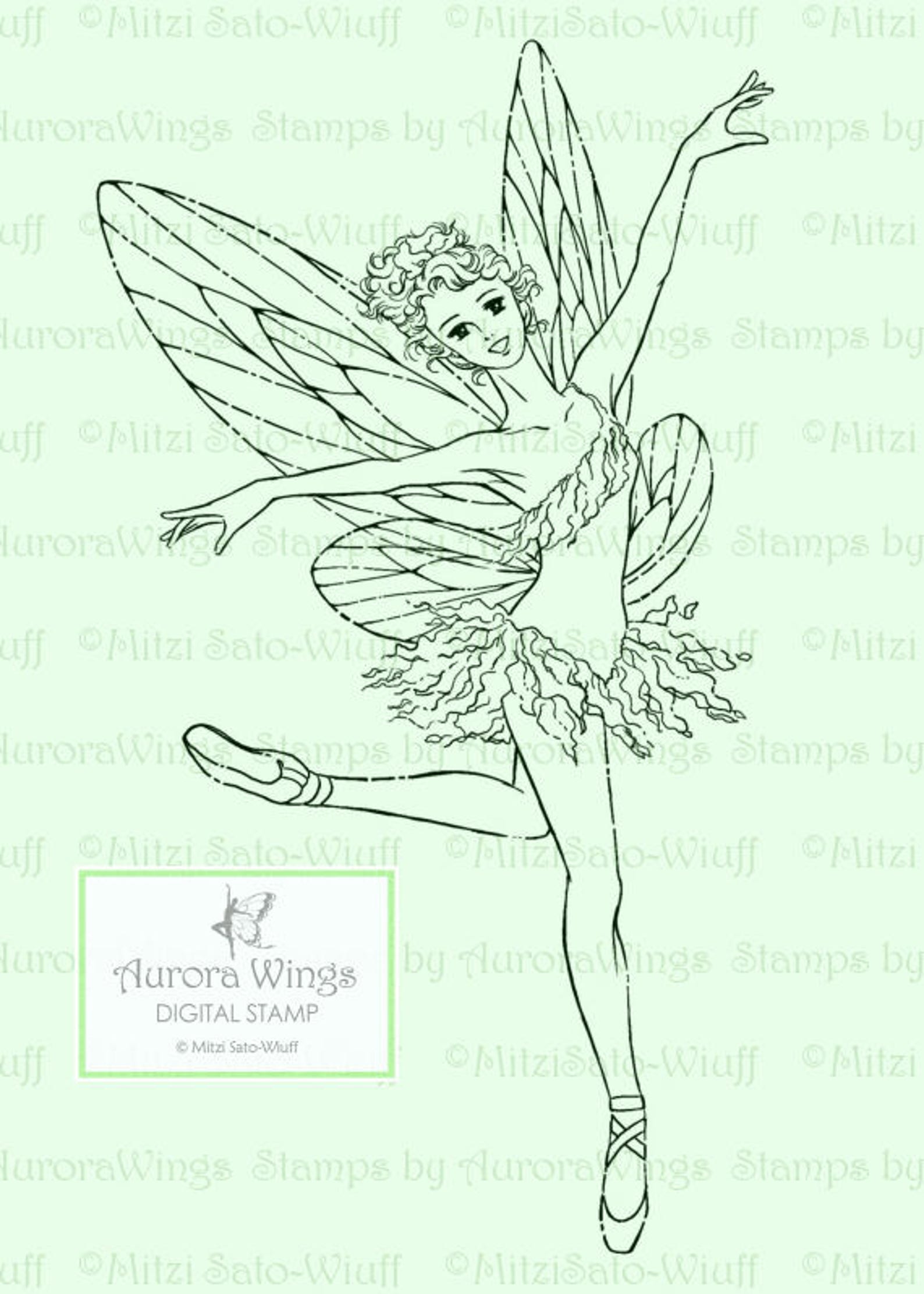 digital stamp - fairy dancer- digistamp - ballet fairy in pointe shoes - fantasy line art for cards & crafts by mitzi sato-wiuff digital stamp - fairy dancer- digistamp - ballet fairy in pointe shoes - fantasy line art for cards & crafts by mitzi sato-wiuff