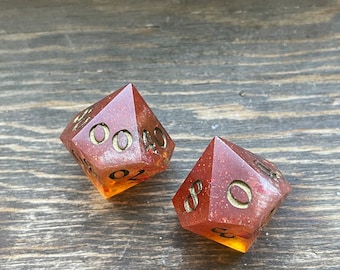 Spice Blow, Conjunto de percentiles, Hecho a mano, Juego de rol, Conquistador, Bardo, Crítico, d4 d6 d8 d10 d% d12 d20, Mago, Hechicería, Duna, Atreides