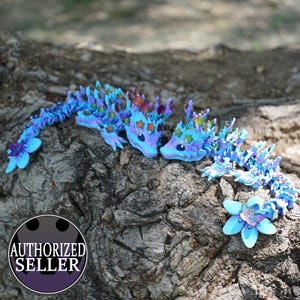 Baby-Kirschblüten-Drache: 3D gedrucktes artikulierendes Fidget Spielzeug